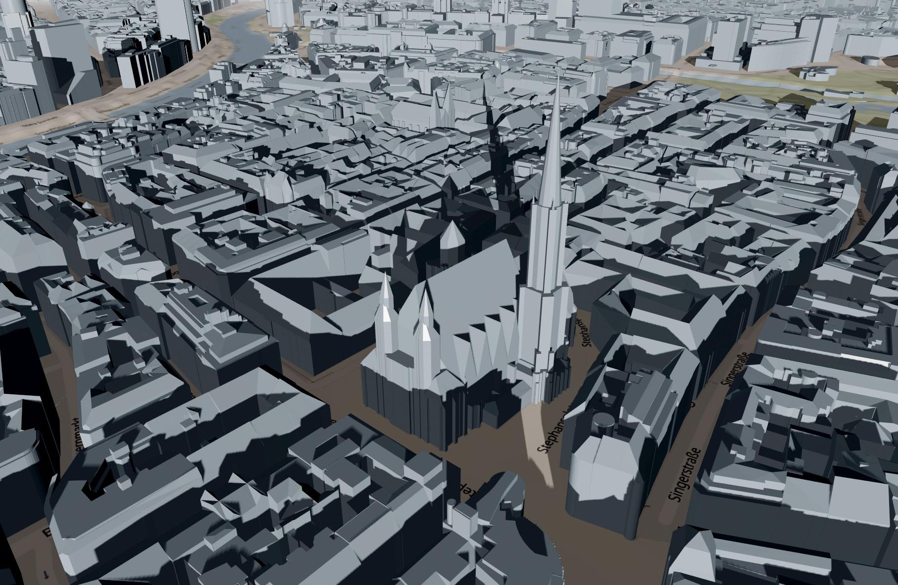 Stephansdom shown in Shadowmap